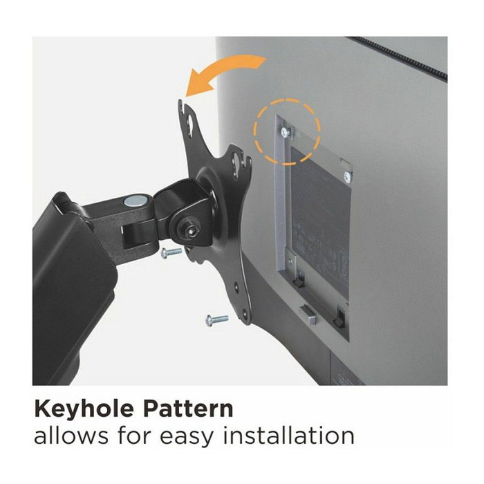 EQUIP Soporte de Monitor 17"-32" para 2 Pantallas TFT, Giro 180°, 2 Brazos Articulados, Capacidad 9Kg, Color Negro EQUIP Soporte de Monitor 17"-32" para 2 Pantallas TFT, Giro 180°, 2 Brazos Articulados, Capacidad 9Kg, Color Negro