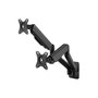 Equip Soporte de pared para doble monitor 17-32 pulgadas Negro