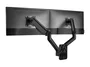 Equip 650138 Soporte de Pared Dual Brazo de Gas para 2 Monitores 17-32 Pulgadas - Hasta 9kg por Pantalla, Ajustable, Negro