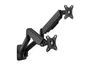 Equip 650138 Soporte de Pared Dual Brazo de Gas para 2 Monitores 17-32 Pulgadas - Hasta 9kg por Pantalla, Ajustable, Negro