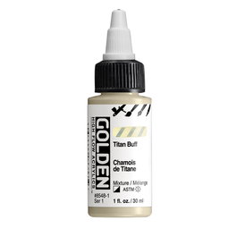 Golden High Flow Colores Acrílicos Crudo Titanico 30 ml