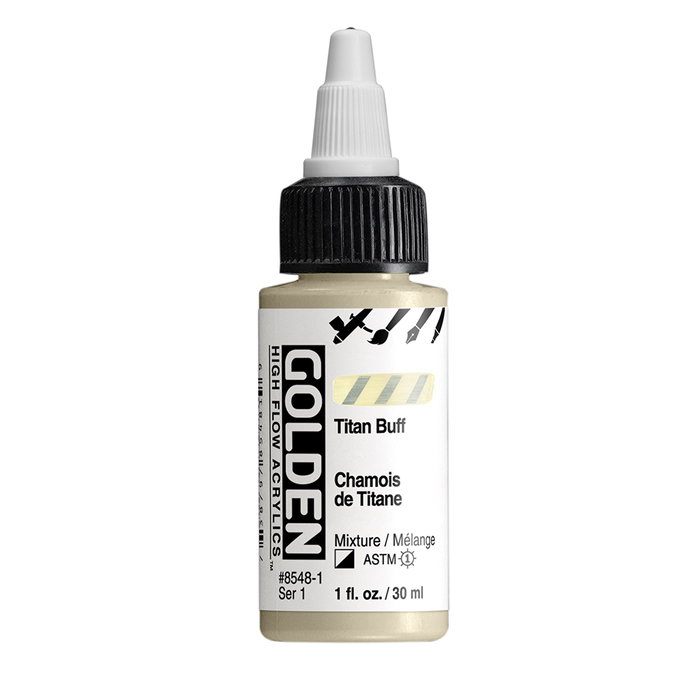 Golden High Flow Colores Acrílicos Crudo Titanico 30 ml Golden High Flow Colores Acrílicos Crudo Titanico 30 ml