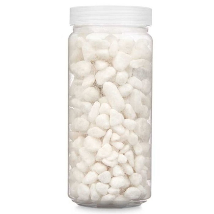 Piedras Decorativas Gift Decor Blanco 8 - 15 mm 700 g 6,2 x 15,3 x 6,2 cm 6,5 x 15,8 x 6,5 cm (12 Unidades)