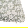 Cojín Blanco-Gris Algodón Decoración 40 X 60 cm (Set de 2)