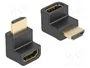 DeLOCK Adaptador HDMI de Alta Velocidad con Ethernet 8K 60 Hz Angular Negro