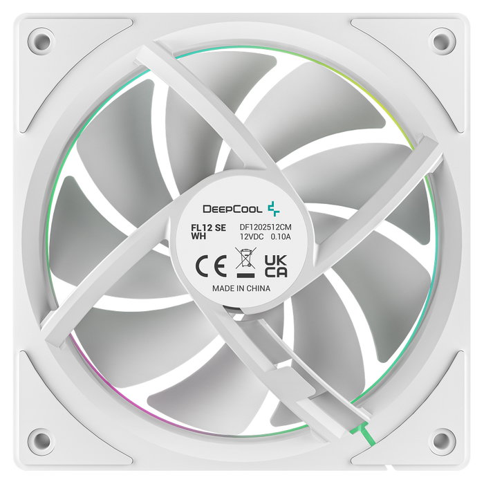 DeepCool FL12R SE WH Pack 120mm ARGB PWM Ventilador 3 Unidades Blanco