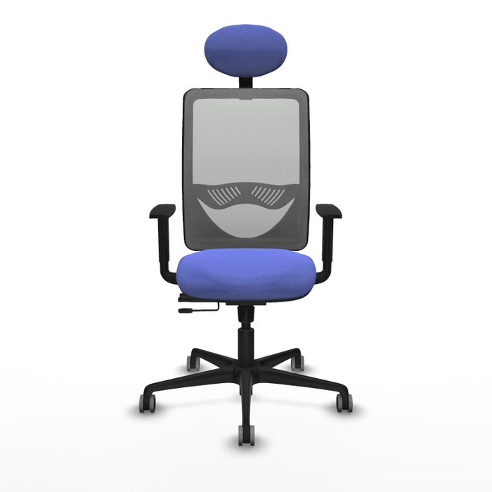 PIQUERAS Y CRESPO Silla de oficina Zulema Azul claro y Gris PIQUERAS Y CRESPO Silla de oficina Zulema Azul claro y Gris