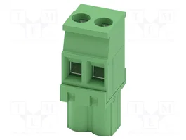 PHOENIX CONTACT MVSTBW2.52-ST-5.08 Conector de Bloque de Bornas Desmontable de 2 Pines