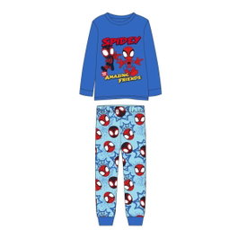 Cerdá Pijama Largo Single Jersey Spidey 3 Años Azul