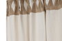 DKD Home Decor Ivory26 Cortina Beige Natural Poliester Algodon 260 x 140 cm (2 Unidades)