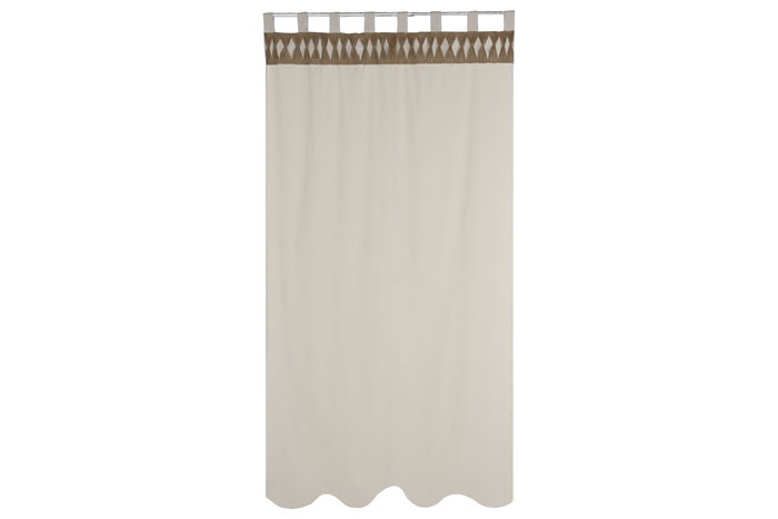DKD Home Decor Ivory26 Cortina Beige Natural Poliester Algodon 260 x 140 cm (2 Unidades) DKD Home Decor Ivory26 Cortina Beige Natural Poliester Algodon 260 x 140 cm (2 Unidades)