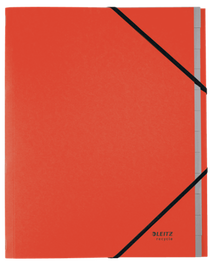 Leitz 39150025 Carpeta Clasificadora de Cartón 12 Posiciones A4 Recycle 100% Rojo