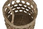DKD Home Decor Cesta Tropical Natural Seagrass 30 x 30 x 40 cm Set de 3 Unidades