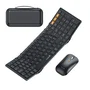 ProtoArc XKM01 Teclado Plegable con Teclado Numérico y Ratón Negro