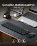 ProtoArc XKM01 Teclado Plegable con Teclado Numérico y Ratón Negro