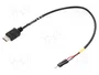 DeLOCK 85419 Cable de alimentación PoweredUSB a regleta de bornes de 2 pines, 20 cm
