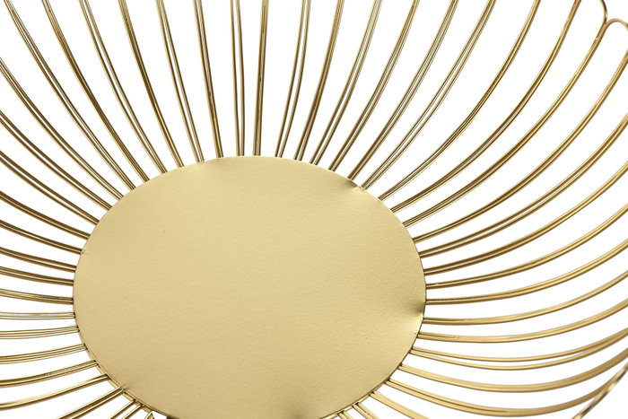 DKD Home Decor Centro Mesa Chic Dorado 32 x 8,5 x 32 cm