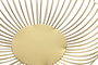 DKD Home Decor Centro Mesa Chic Dorado 32 x 8,5 x 32 cm