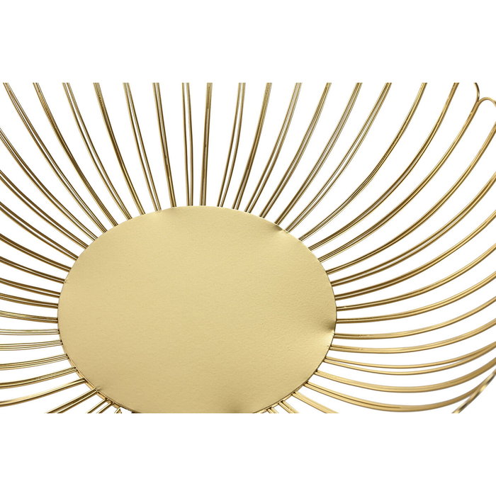 DKD Home Decor Centro Mesa Chic Dorado 32 x 8,5 x 32 cm