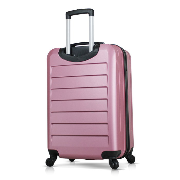 Zoozie Bags 6646 Maleta de Viaje Oro Rosa, ABS, 66x43x27 cm / 70L