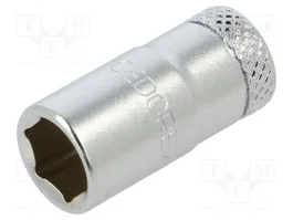 GEDORE Vaso de 6 ángulos HEX 8mm con asiento de 1/4 pulgada