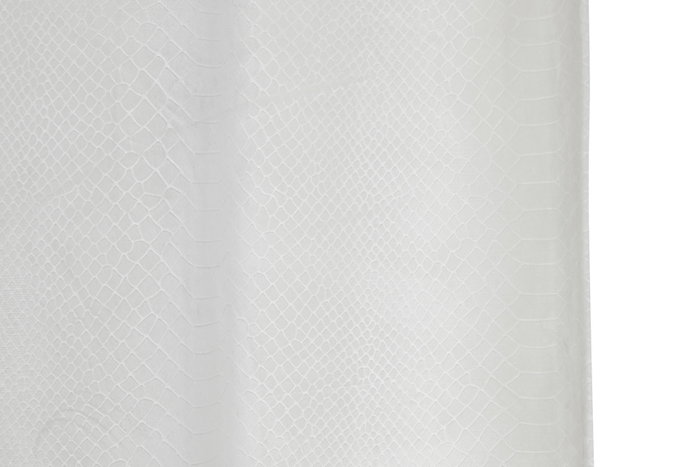 DKD Home Decor Cortina Cocodrile Urban Marfil 260 x 140 cm (2 Unidades) Poliéster Jaquard