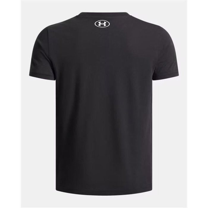 Camiseta de Manga Corta Infantil Under Armour Flame Wm Ss Negro