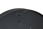 DKD Home Decor Reloj de Pared Loft Negro Natural Hierro Cristal 60 x 60 x 8 cm