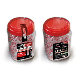 Fischer Tacos Duopower Ø6 x 30 mm, Bote 750 uds - Taco Universal de Nylon 2K para Hormigón, Ladrillo y Pladur, Carga Máx. 95 kg