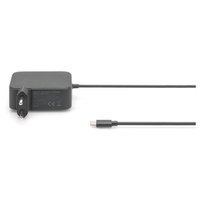 Digitus DA-92347? Cargador USB-C GaN 100W PD3.0 para Portátil, Universal, Cable 1.2m, Compatible con MacBook, Lenovo, HP, Dell