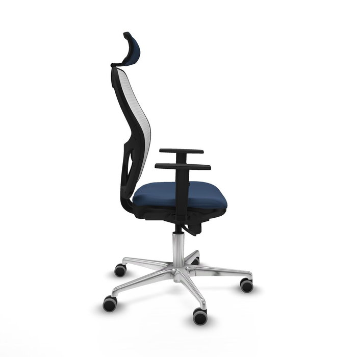 PIQUERAS Y CRESPO Silla de oficina Jorquera Azul Marino y Blanco