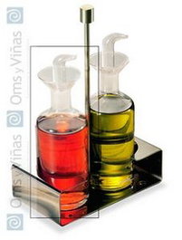 Vidra Foc Vinagrera de Encina/Cronos, Frasco de Vidrio, Capacidad 0,25 Litros