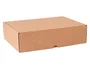 Q-connect Caja Automontable para E-commerce y Regalo, Cartón Reciclado Canal Simple 3 mm Kraft, 330x250x100 mm