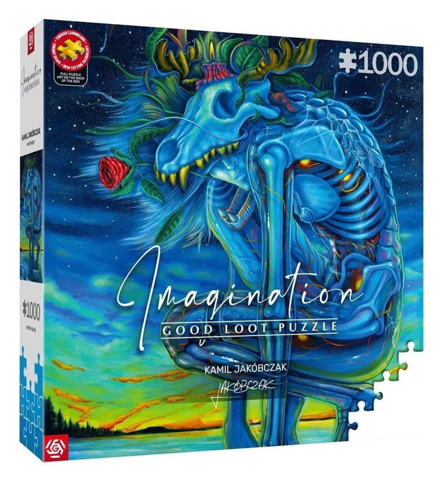 Puzzle Imagination Series Kamil Jakóbczak Bialy Wilk (1000 piezas) Puzzle Imagination Series Kamil Jakóbczak Bialy Wilk (1000 piezas)