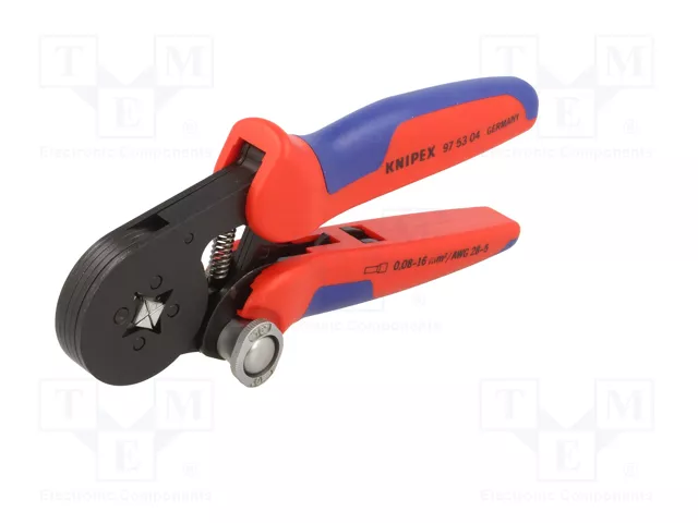 Knipex Alicate autoajustable para entallar punteras 180 mm Knipex Alicate autoajustable para entallar punteras 180 mm