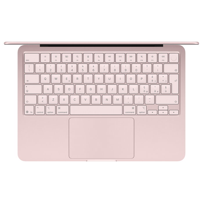 Apple MacBook Air 13" Laptop con chip Apple A18 Pro (6 núcleos CPU, 5 núcleos GPU), 8GB RAM, 512GB SSD, Pantalla Liquid Retina, Touch ID - Color Rosa (Blush)