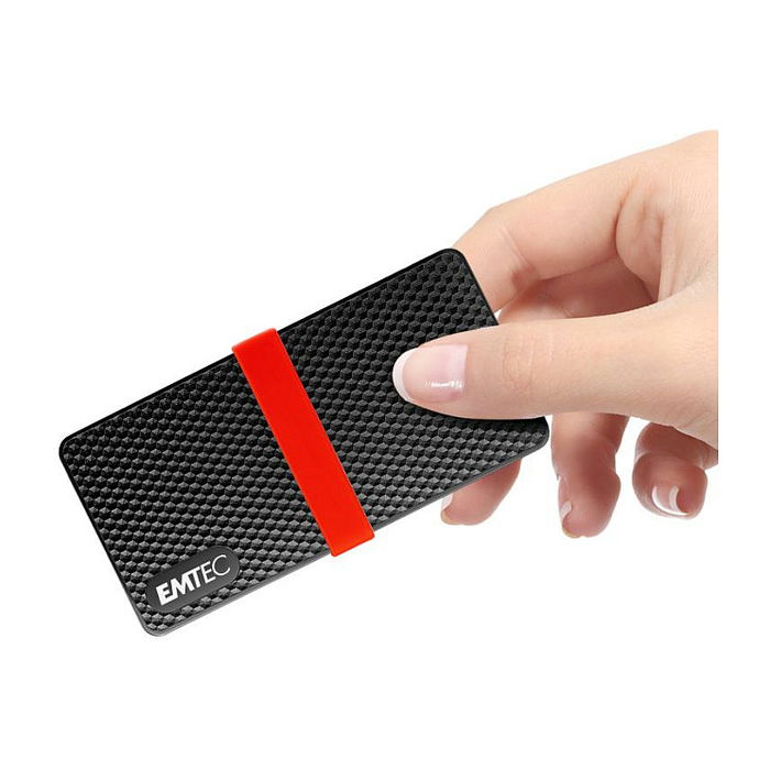 EMTEC X200 SSD Portátil de 2 TB 3.2 Gen1, Almacenamiento Externo, Retail