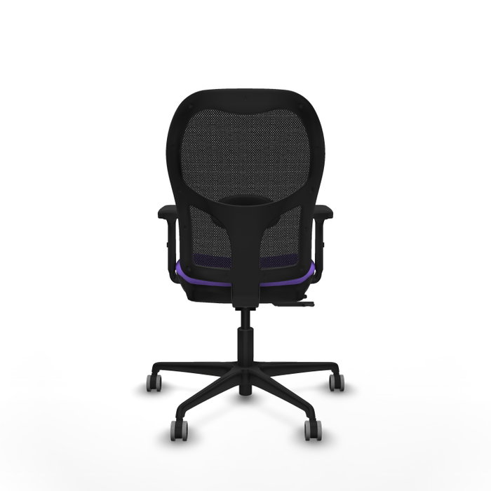 PIQUERAS Y CRESPO Silla de oficina Jorquera con mecanismo Sincro/Traslack, Lila y Negro PIQUERAS Y CRESPO Silla de oficina Jorquera con mecanismo Sincro/Traslack, Lila y Negro