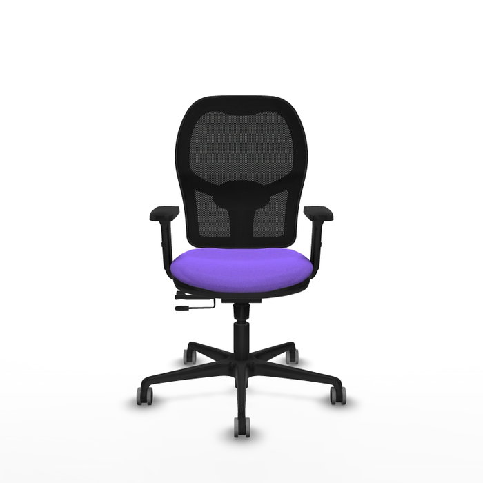 PIQUERAS Y CRESPO Silla de oficina Jorquera con mecanismo Sincro/Traslack, Lila y Negro PIQUERAS Y CRESPO Silla de oficina Jorquera con mecanismo Sincro/Traslack, Lila y Negro