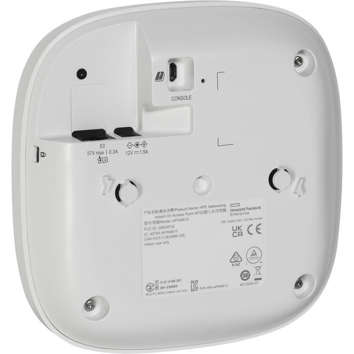 HPE Networking Instant On AP32 Access Point Set con Fuente de Alimentación y Wi-Fi 6E