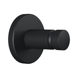 Tesa Gancho toallero MOON BLACK negro mate