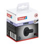 Tesa Gancho toallero MOON BLACK negro mate