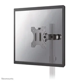 Neomounts FL40-430BL11 Soporte de Poste para TV hasta 32", 8kg, Movimiento Completo: Inclinación, Giro 180°, Rotación 360°, Compatible VESA 75x75 a 100x100 mm, Negro
