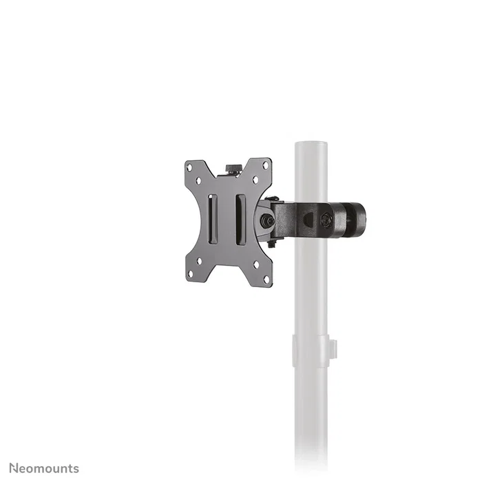 Neomounts FL40-430BL11 Soporte de Poste para TV hasta 32", 8kg, Movimiento Completo: Inclinación, Giro 180°, Rotación 360°, Compatible VESA 75x75 a 100x100 mm, Negro