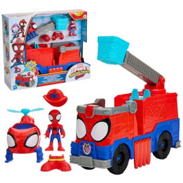 HASBRO Spidey Rescuewebs Camión de Bomberos G1992