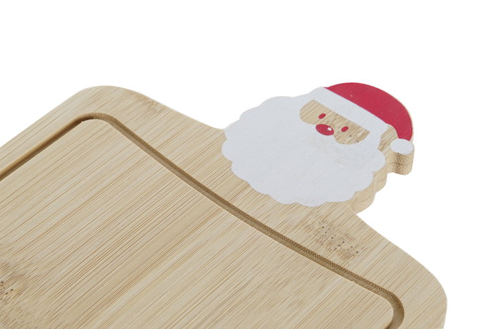DKD Home Decor Tabla Cortar Navidad Papa Noel Bambu Inox Natural Dorado Set 4 Piezas 15 x 1 x 33 cm DKD Home Decor Tabla Cortar Navidad Papa Noel Bambu Inox Natural Dorado Set 4 Piezas 15 x 1 x 33 cm