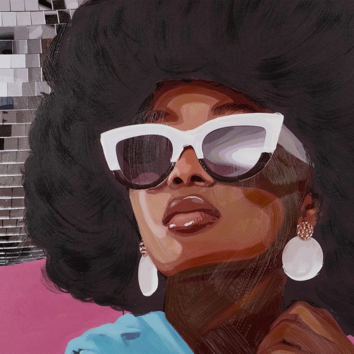 Pintura Mujer Lienzo Decoración 100 X 3,50 X 100 cm
