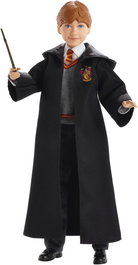 Mattel Harry Potter Muñeco Ron Weasley Fym52 con Uniforme de Hogwarts y Varita Mágica, 11 Puntos de Articulación