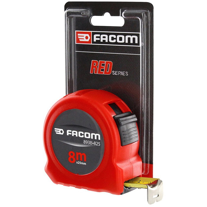 Facom Flexómetro serie red de 8 m x 25 mm Facom Flexómetro serie red de 8 m x 25 mm