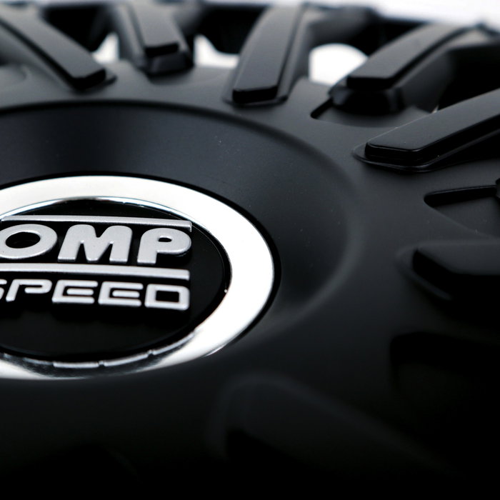 Omp OMPS07021301 Juego 4 Tapacubos Stinger Negro 13 Pulgadas